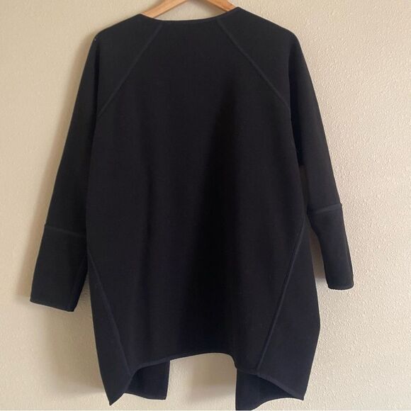 ATHLETA Cozy Karma Wrap Cardigan in Black - Picture 3 of 5